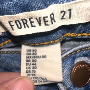 Forever 21 Denim Jeans with Copper Accents